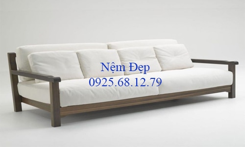 mẫu nệm ghế sofa gỗ đẹp